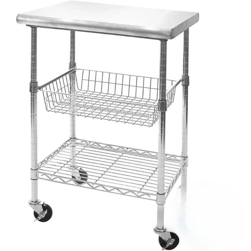 Commercial Kitchen Worktops - # l Commercial Stainless Steel Top