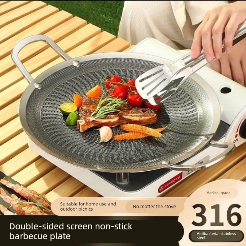 Commercial Kitchen Gas Stove - 316 Stainless Steel Multifunctional Cooking BBQ