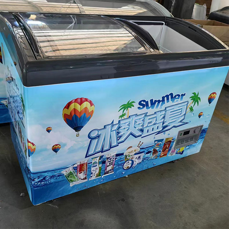 Commercial Chest Freezer - Commercial Supermarket Sliding Display Ice Cream