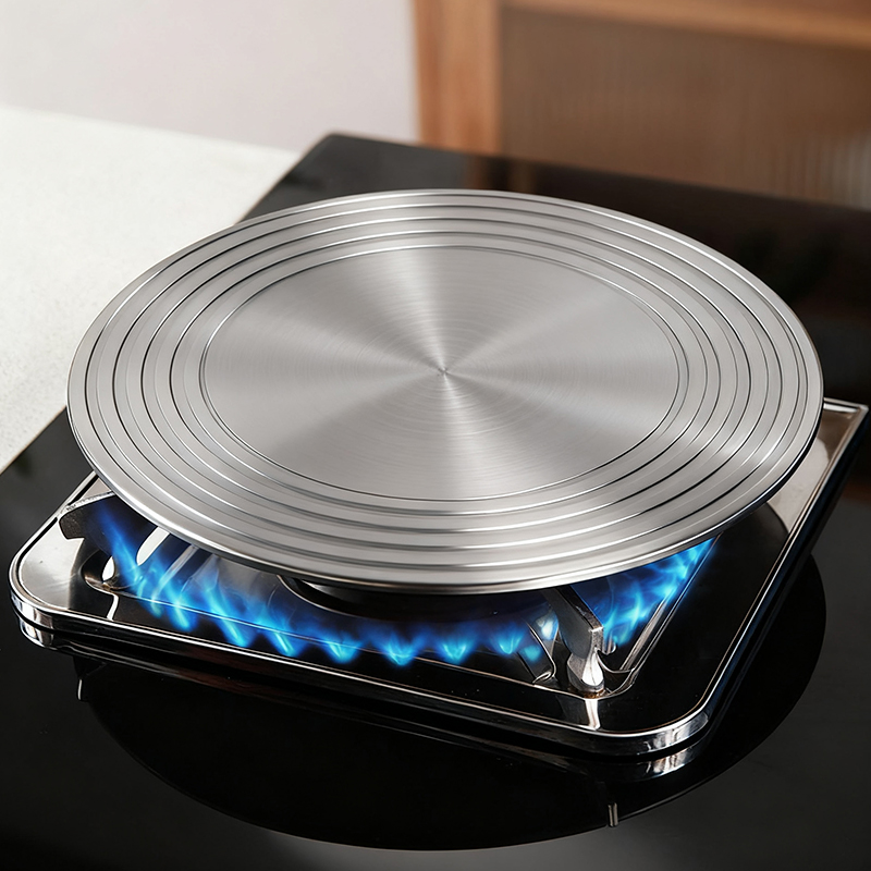 Commercial Kitchen Gas Stove - Aluminum Stove Top Diffuser Pan Heat