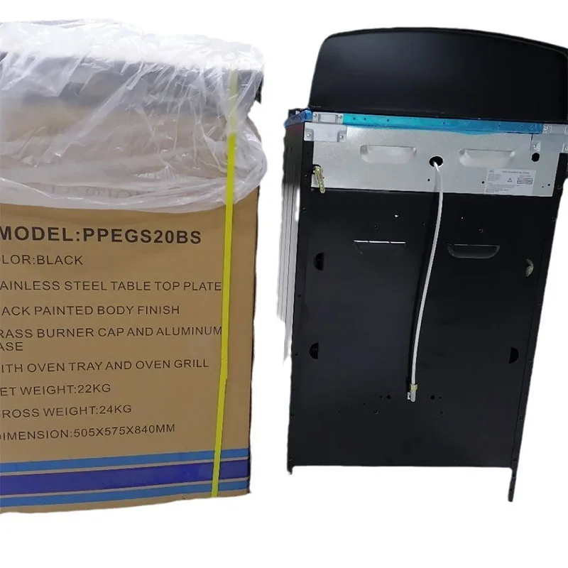 Commercial Kitchen Gas Stove - 4 Burners Freestanding Integrated Gas Cooker