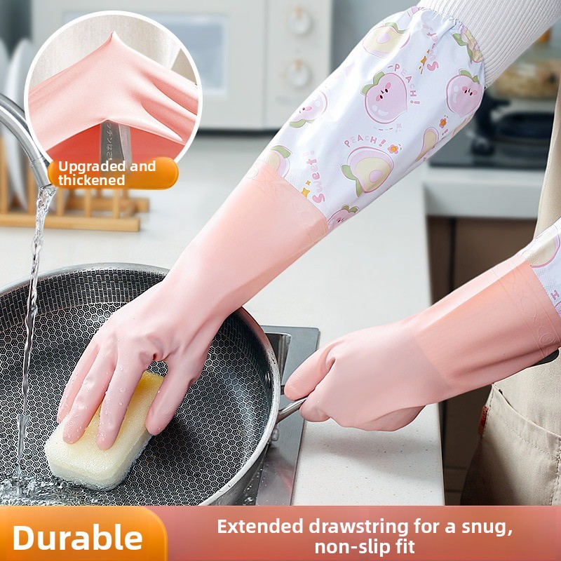 Commercial Kitchen Gloves - Winter Warm Waterproof Dishwashing Gloves Fleece