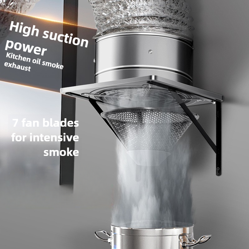 Commercial Kitchen Exhaust Fan - 6/8Inch Extractor Ventilation Fan Exhaust Air