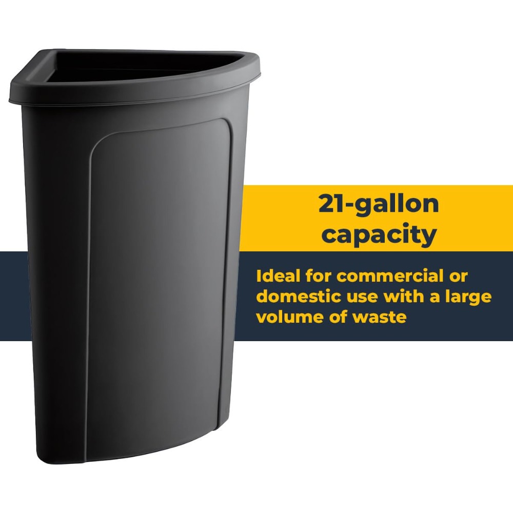 Large 21 Gallon Corner Kitchen - огляд і ціна Commercial Kitchen Garbage Can