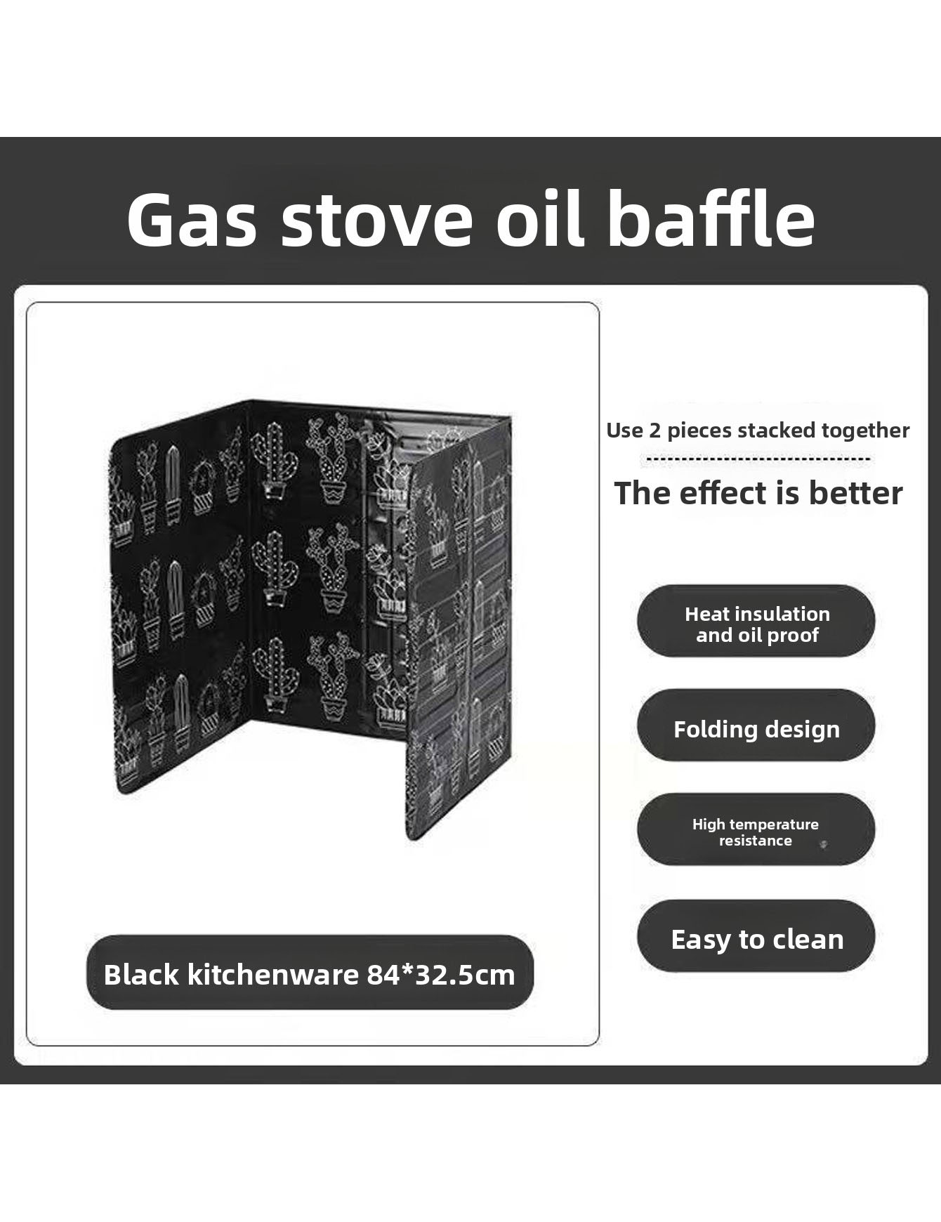 3PCS Kitchen oil baffle, stove - огляд і ціна Commercial Kitchen Gas Stove
