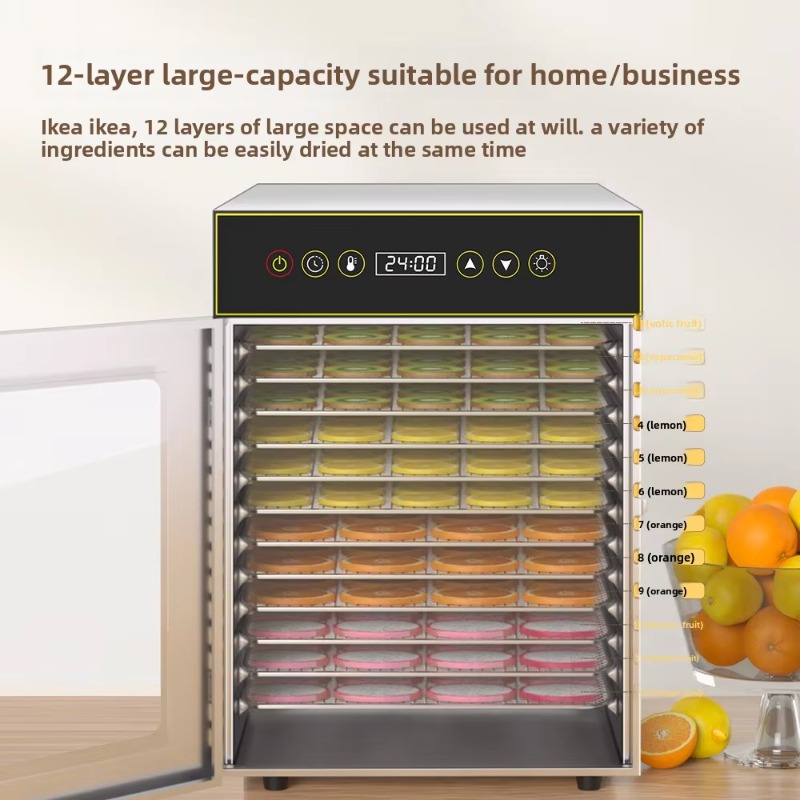 12-Tier Commercial & Home Food - огляд і ціна Commercial Food Dehydrator