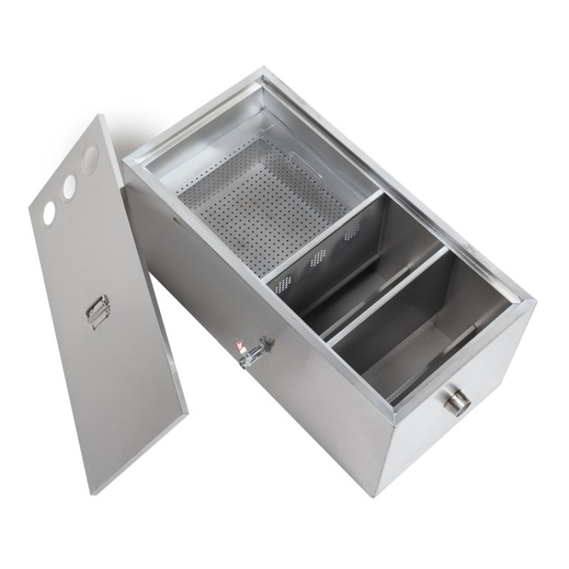 Stainless steel grease trap oi - огляд і ціна Commercial Kitchen Grease Trap