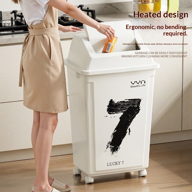 Large Capacity Wheeled Trash K - огляд і ціна Commercial Kitchen Garbage Can