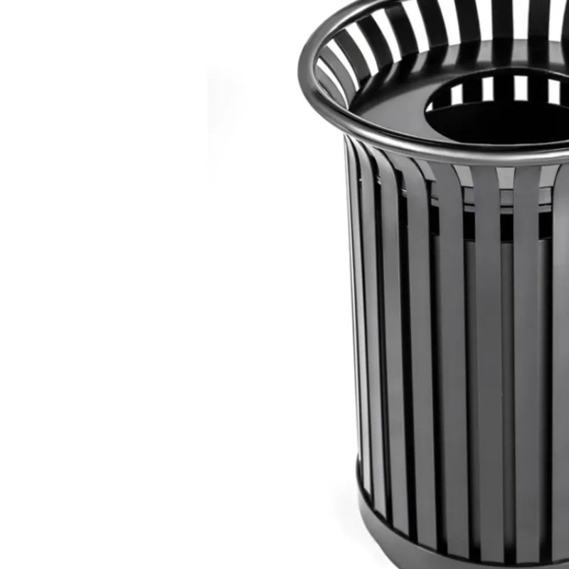 Garbage Outdoor Metal Scrap Bl - огляд і ціна Commercial Kitchen Garbage Can