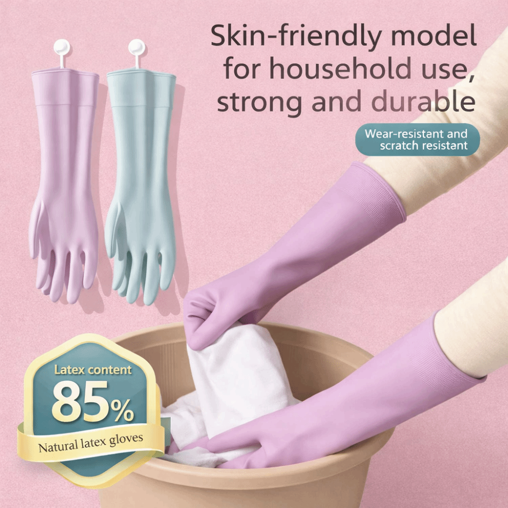 Latex Dish Washing Gloves with - огляд і ціна Commercial Kitchen Gloves