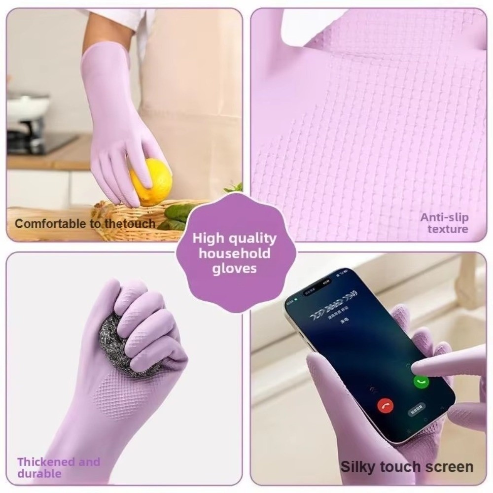 Latex Dish Washing Gloves with - огляд і ціна Commercial Kitchen Gloves