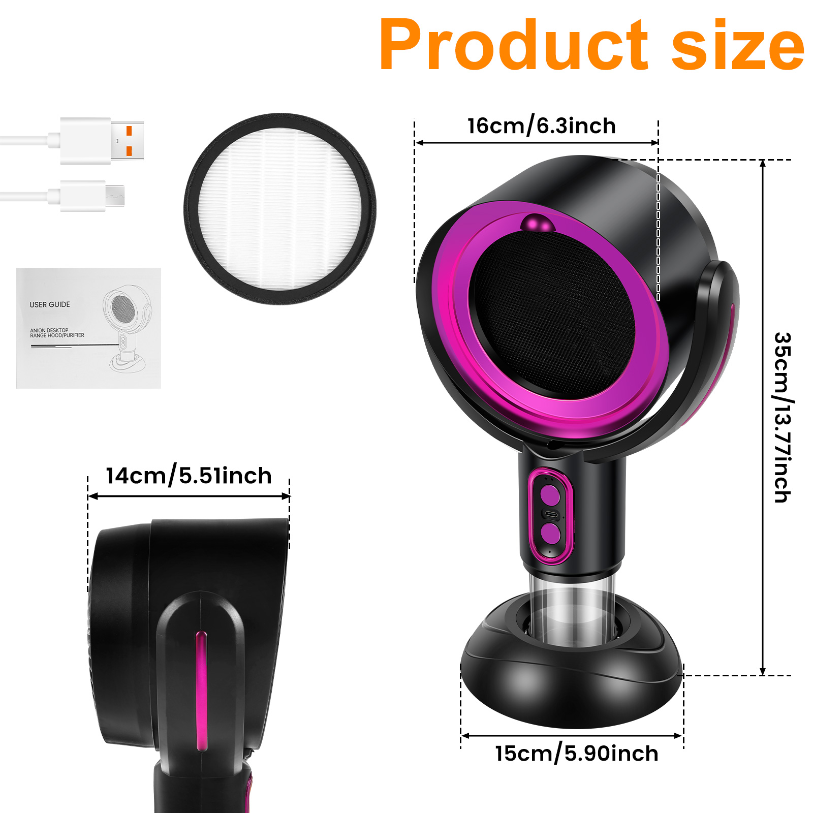 1Pc Portable Exhaust Fan Adjus - огляд і ціна Commercial Kitchen Exhaust Fan