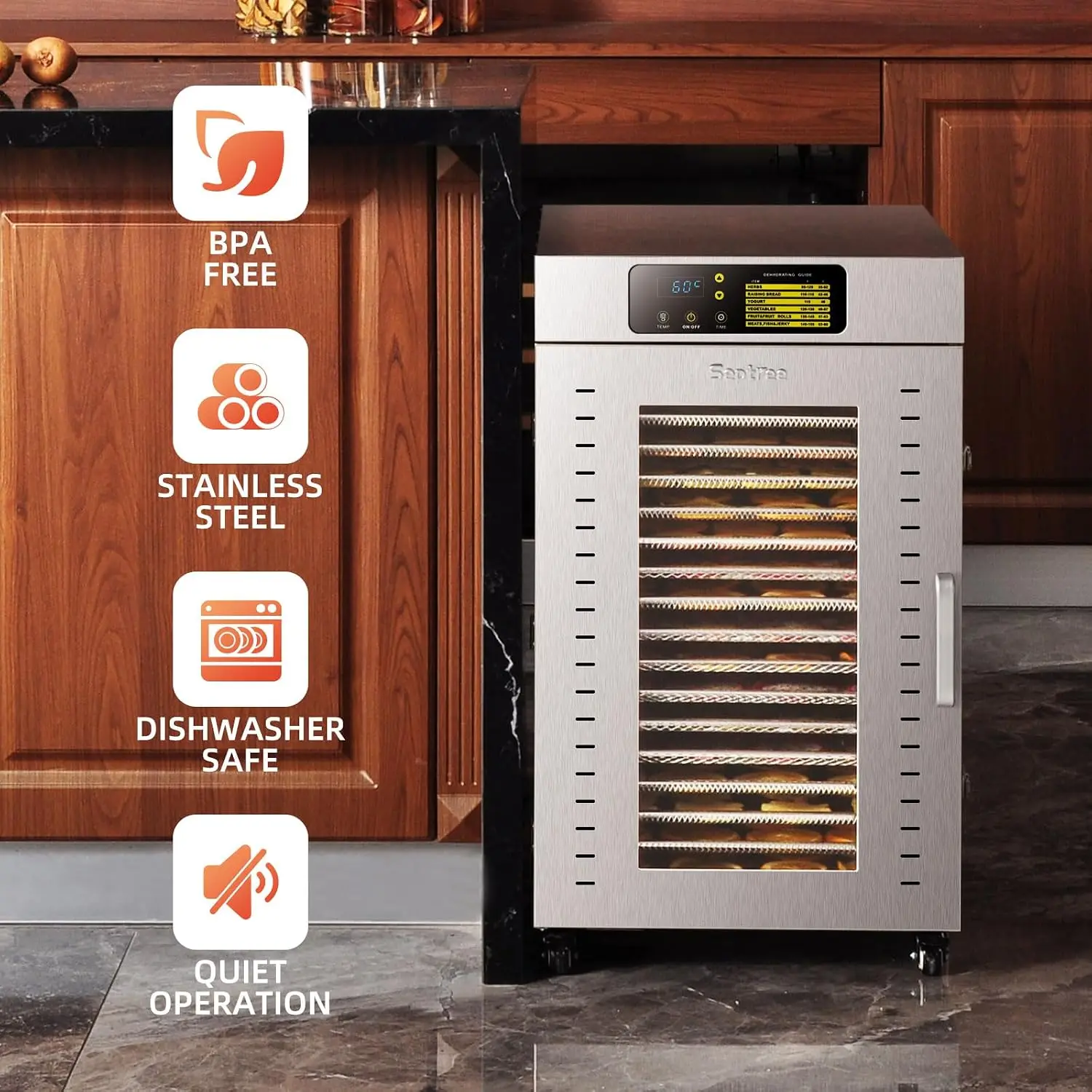 Commercial Food Dehydrator 18  - огляд і ціна Commercial Food Dehydrator