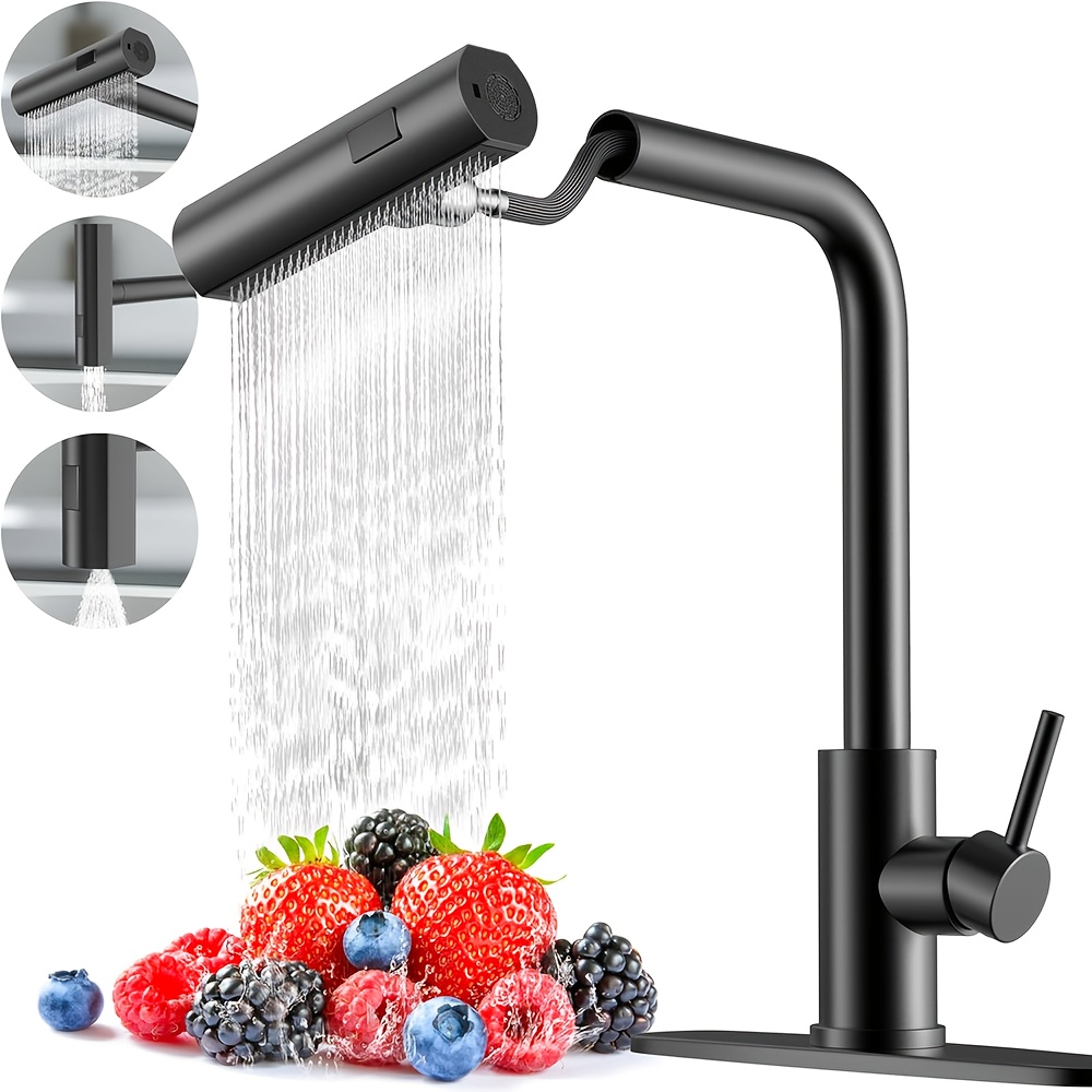 1 PC Black Kitchen Faucet With - огляд і ціна Commercial Kitchen Units