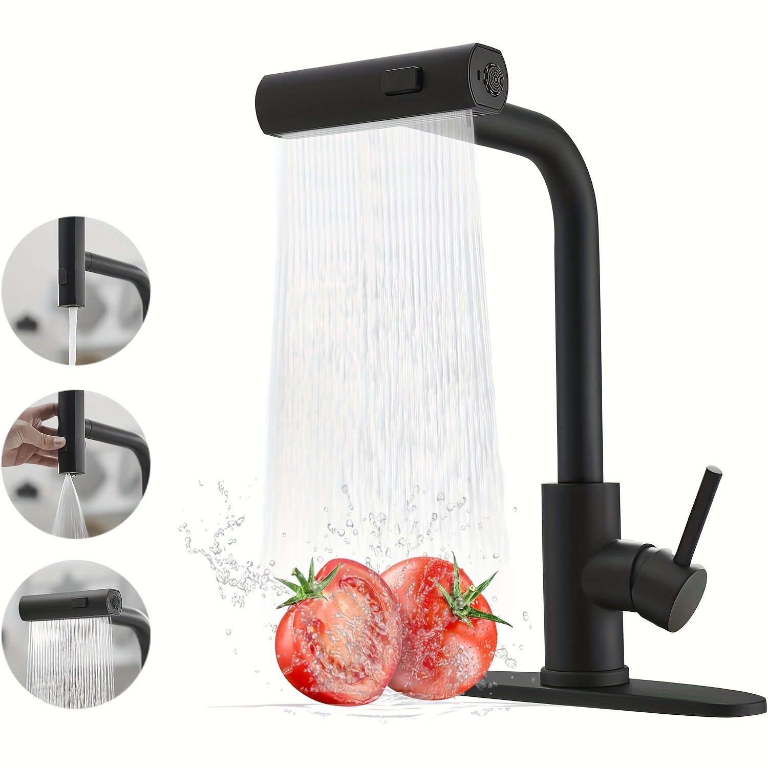 1 PC Black Kitchen Faucet With - огляд і ціна Commercial Kitchen Units