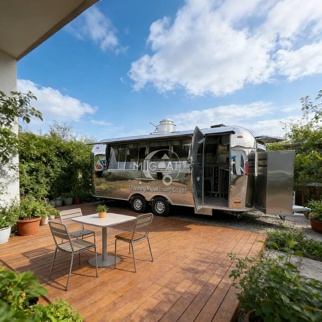 Stainless Steel Mobile Kitchen - огляд і ціна Commercial Kitchen Worktops