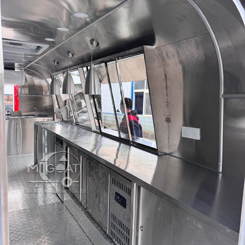 Stainless Steel Mobile Kitchen - огляд і ціна Commercial Kitchen Worktops