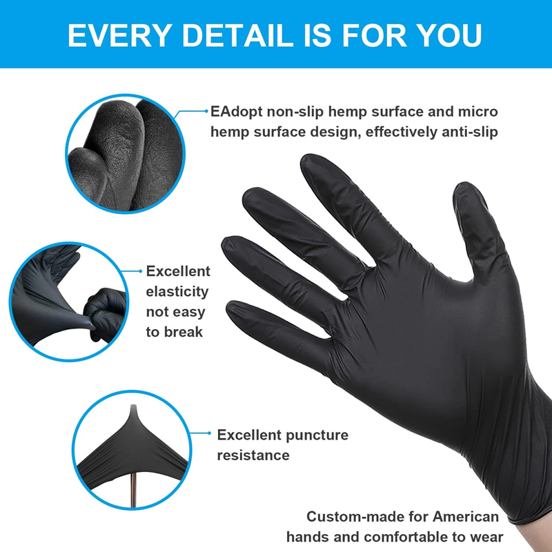 Disposable Nitrile Waterproof  - огляд і ціна Commercial Kitchen Gloves