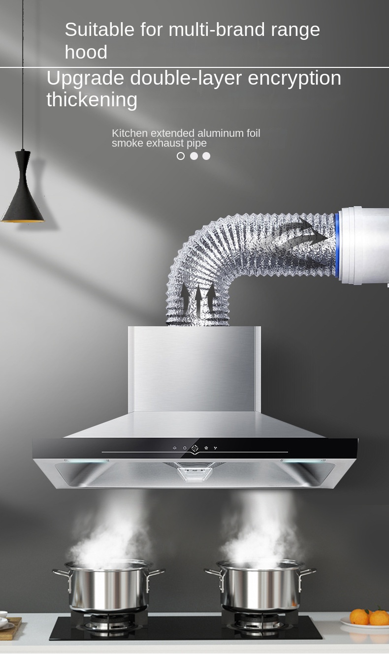 ∅125mm Aluminum Foil Ventilati - огляд і ціна Commercial Kitchen Exhaust Fan