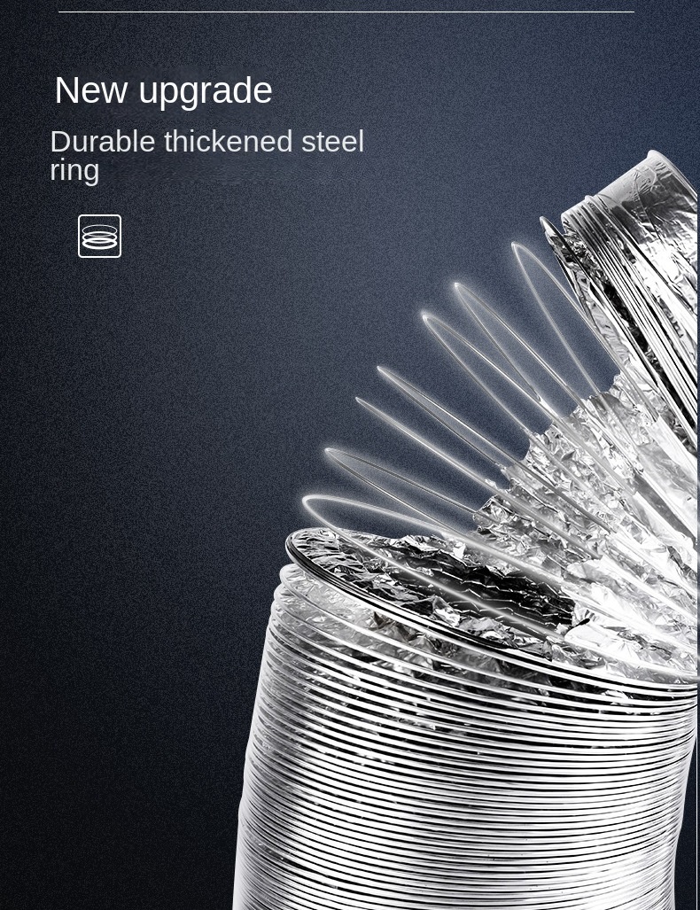 ∅125mm Aluminum Foil Ventilati - огляд і ціна Commercial Kitchen Exhaust Fan