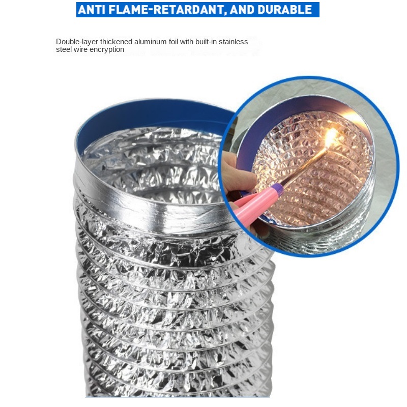 ∅125mm Aluminum Foil Ventilati - огляд і ціна Commercial Kitchen Exhaust Fan