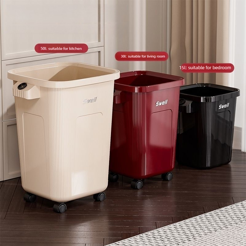 Large Rolling Garbage Can with - огляд і ціна Commercial Kitchen Garbage Can