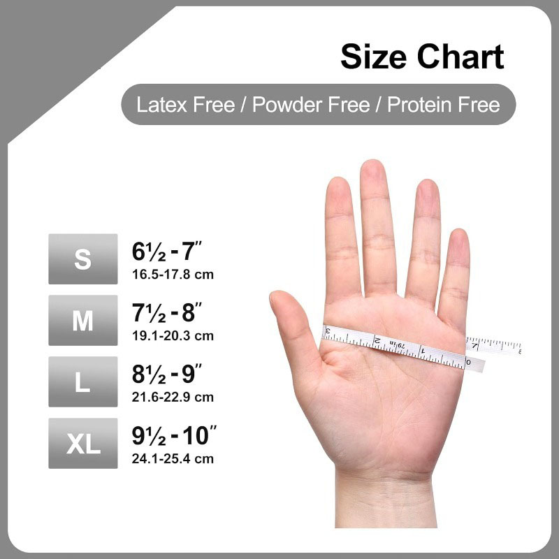 10-100PCS White Disposable Nit - огляд і ціна Commercial Kitchen Gloves