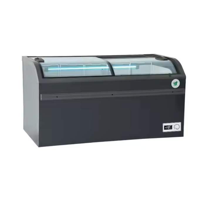 Commercial curved top glass sl - огляд і ціна Commercial Chest Freezer