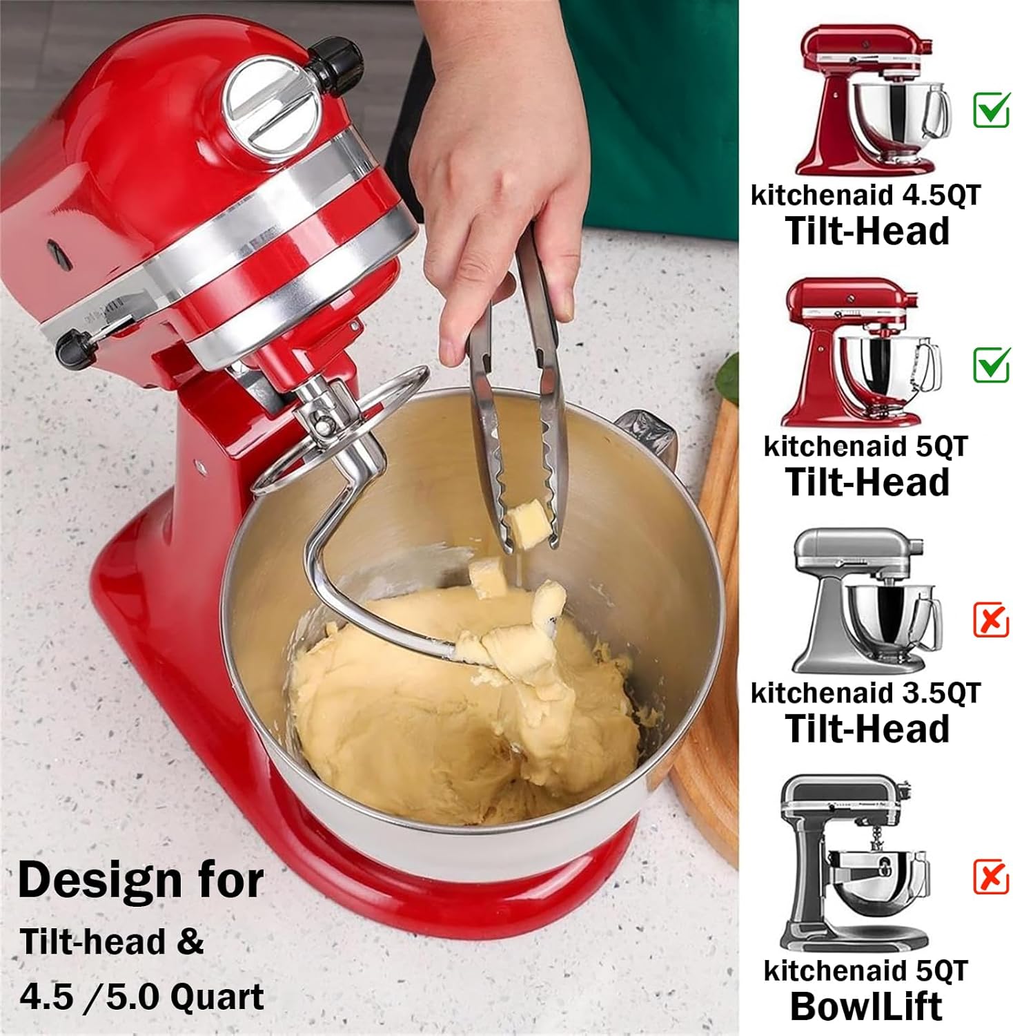 Stainless Steel Dough Hook Wit - огляд і ціна Commercial Kitchen Units