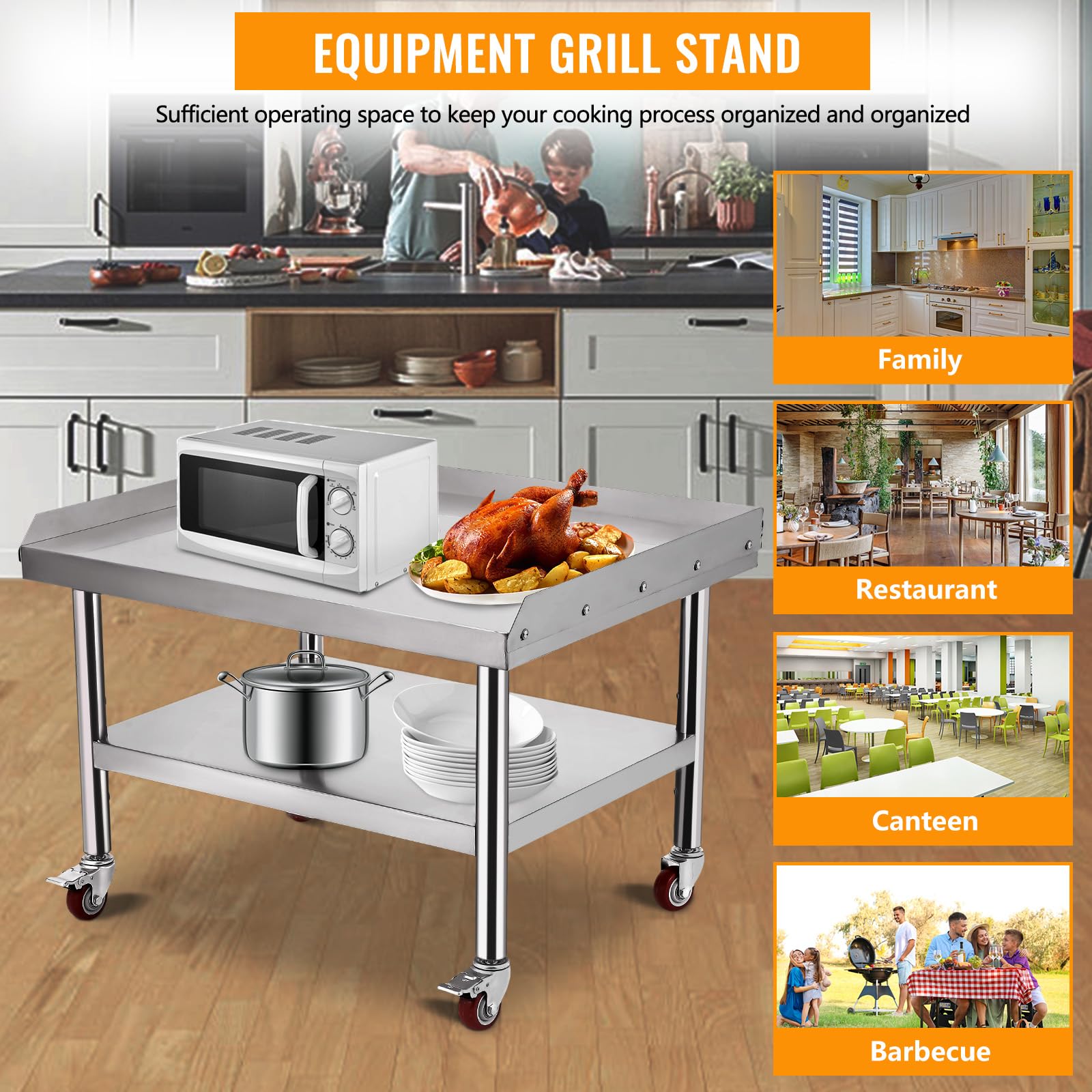 Stainless Steel Equipment Gril - огляд і ціна Commercial Kitchen Worktops