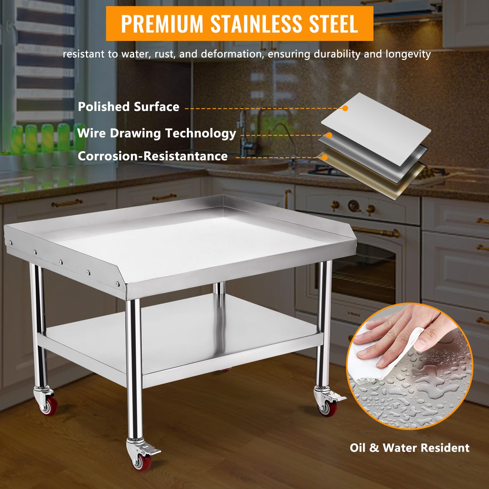 Stainless Steel Equipment Gril - огляд і ціна Commercial Kitchen Worktops