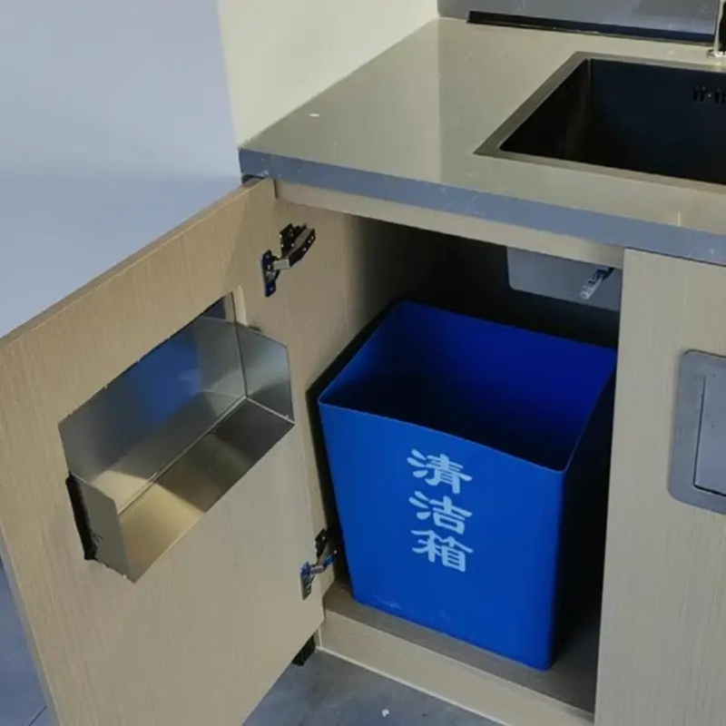 304Stainless Steel Side Open T - огляд і ціна Commercial Kitchen Garbage Can