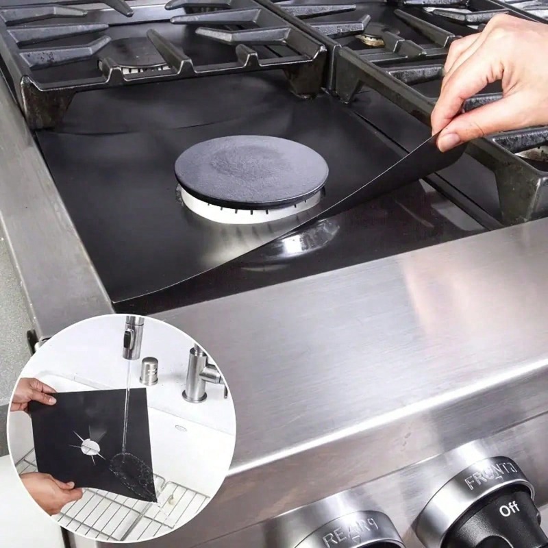 2/4/6/8 Pcs Gas Stove Protecto - огляд і ціна Commercial Kitchen Gas Stove