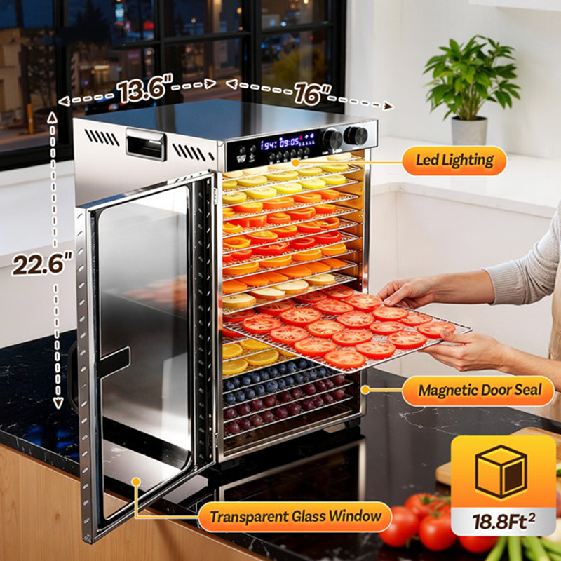 48H Timer Food Dehydrator Mach - огляд і ціна Commercial Food Dehydrator