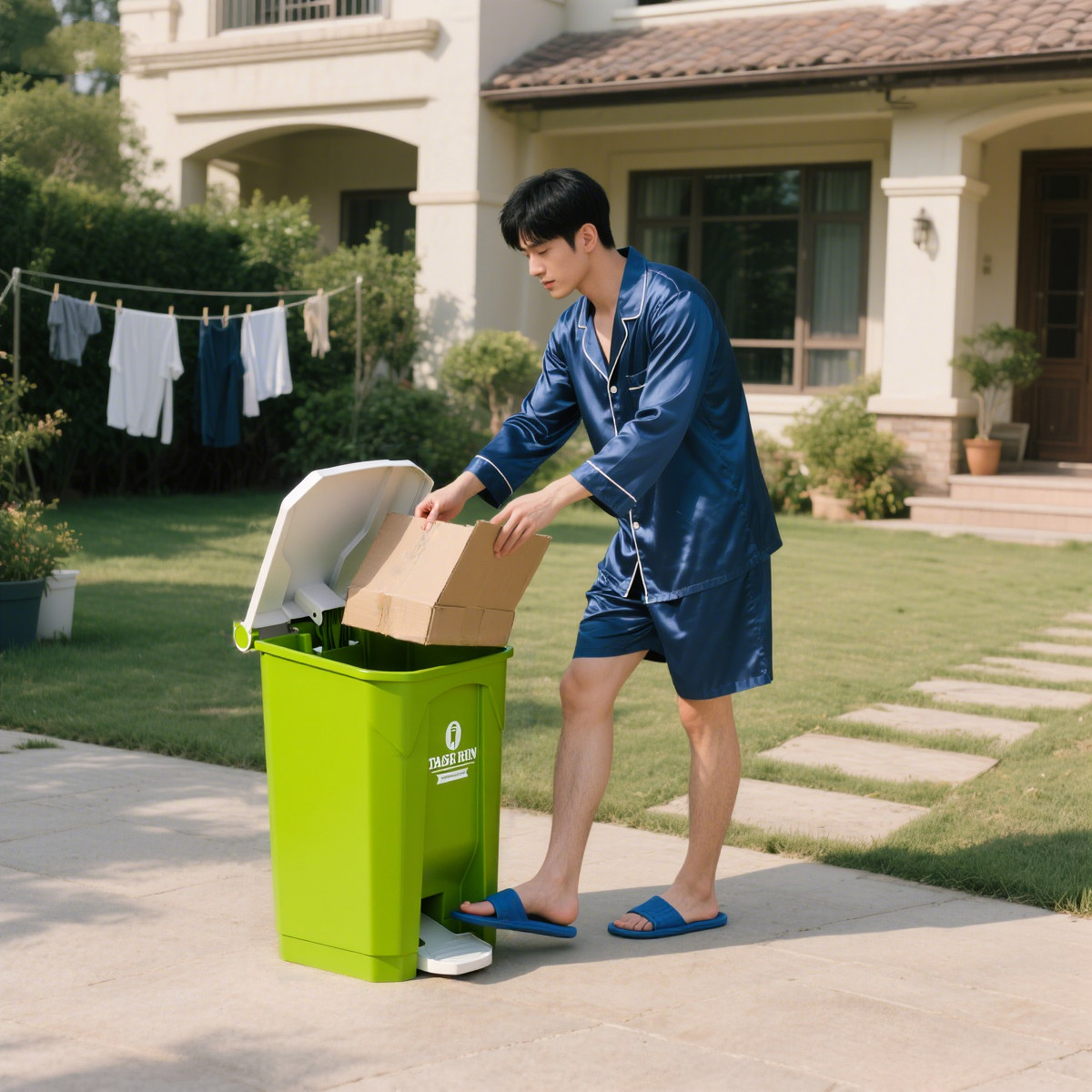 Large Outdoor Step Trash Can,  - огляд і ціна Commercial Kitchen Garbage Can