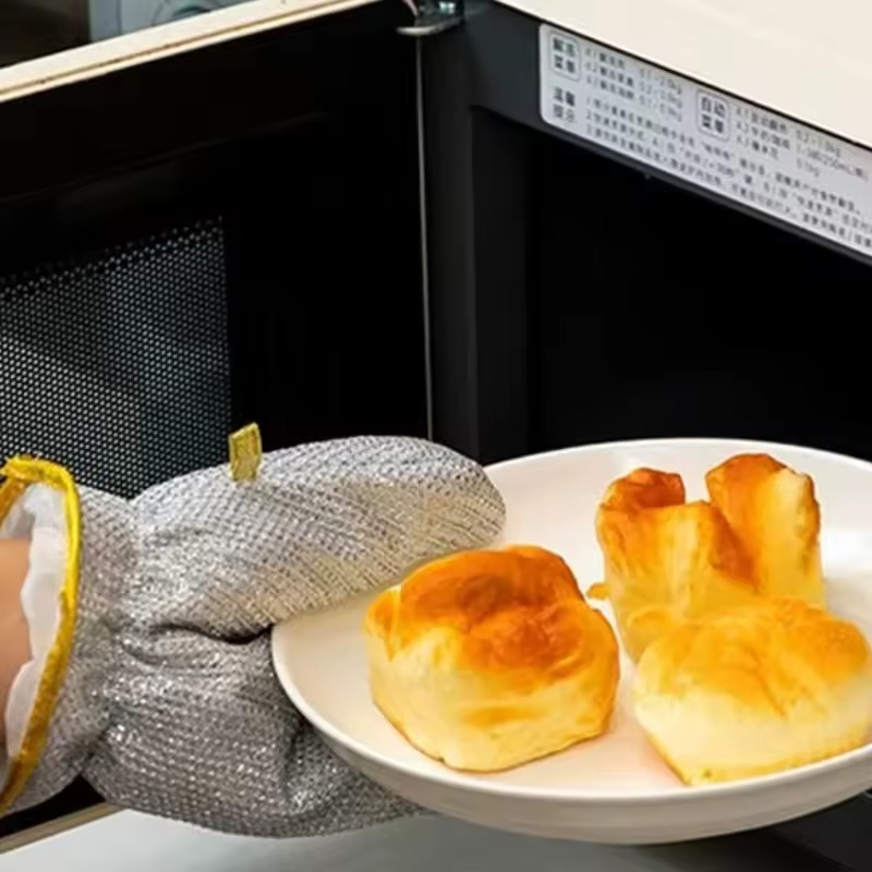 1/2PCS Silver Gloves Housework - огляд і ціна Commercial Kitchen Gloves