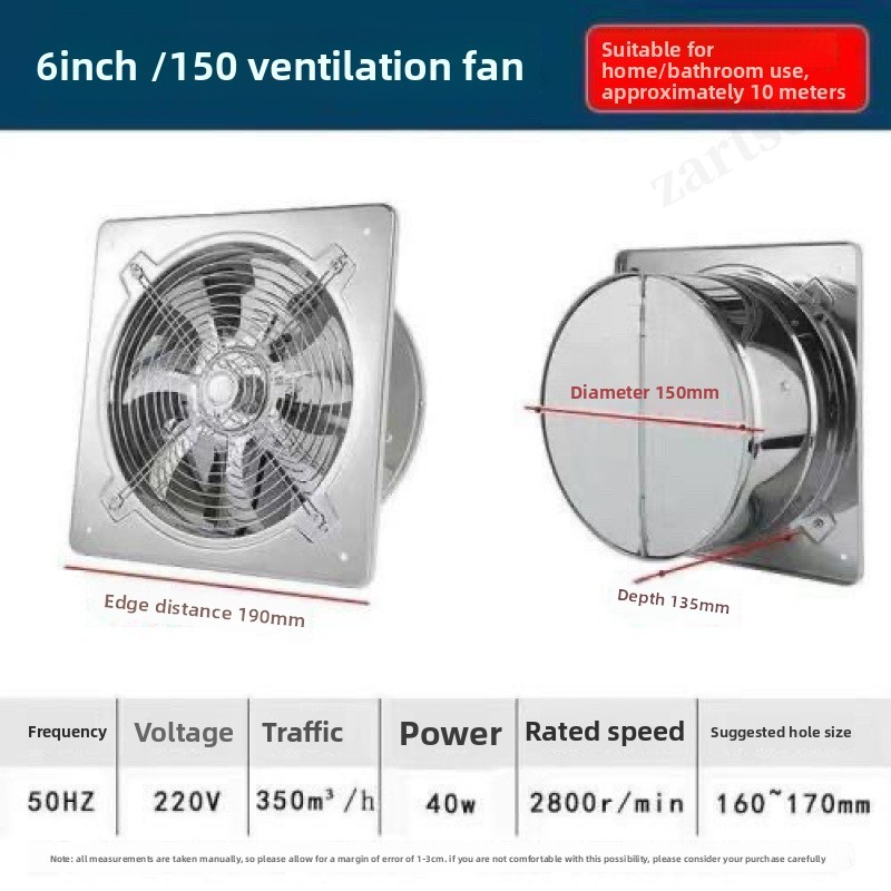 6''8''10'' Booster Fan Extract - огляд і ціна Commercial Kitchen Exhaust Fan