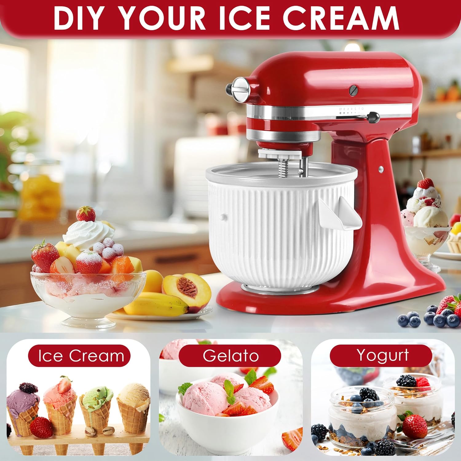 Ice Cream Maker Attachment for - огляд і ціна Commercial Kitchen Units