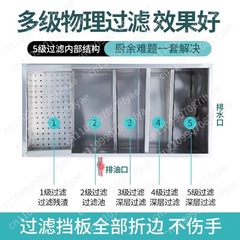 Oil-water separator Kitchen ca - огляд і ціна Commercial Kitchen Grease Trap