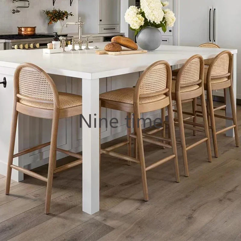 Solid Wood Rattan Kitchen Bar  - огляд і ціна Commercial Kitchen Design