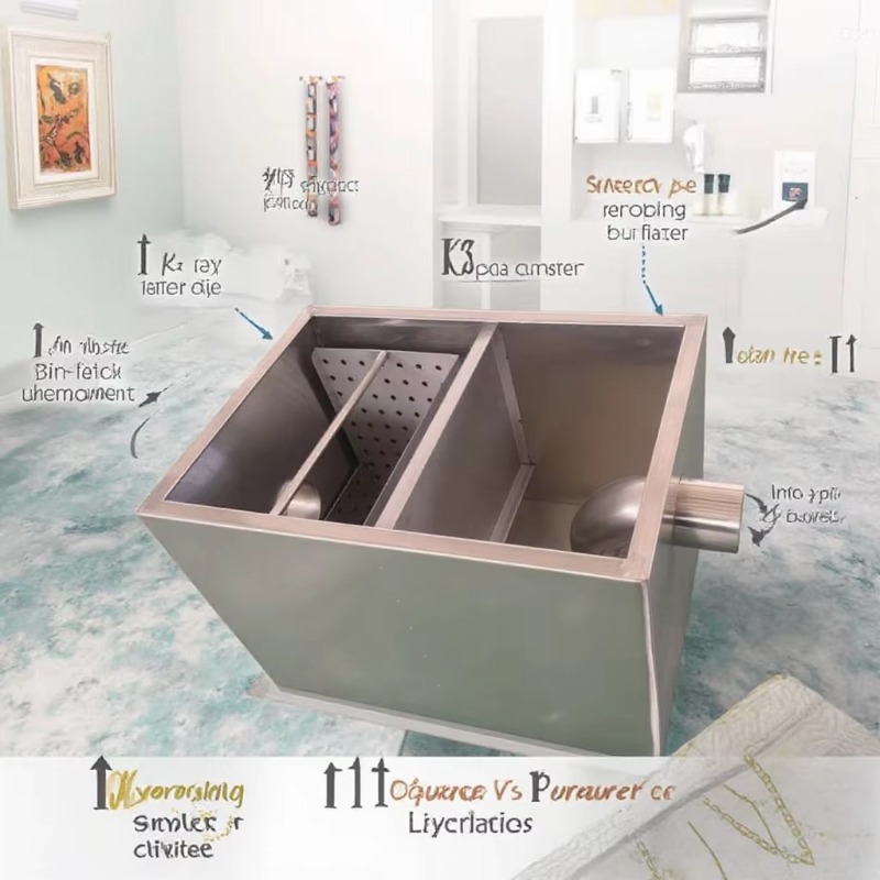New stainless steel kitchen gr - огляд і ціна Commercial Kitchen Grease Trap
